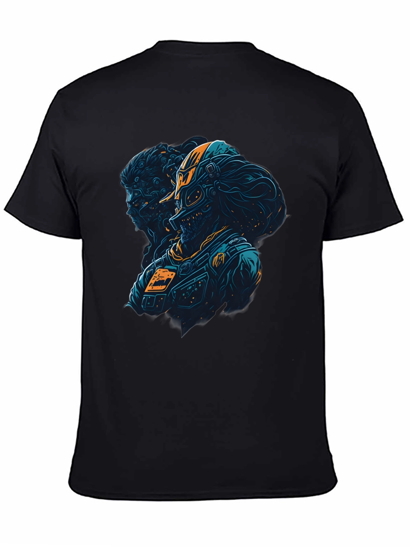 Cyberpunk Warrior T-Shirt - Edgy Graphic Tee