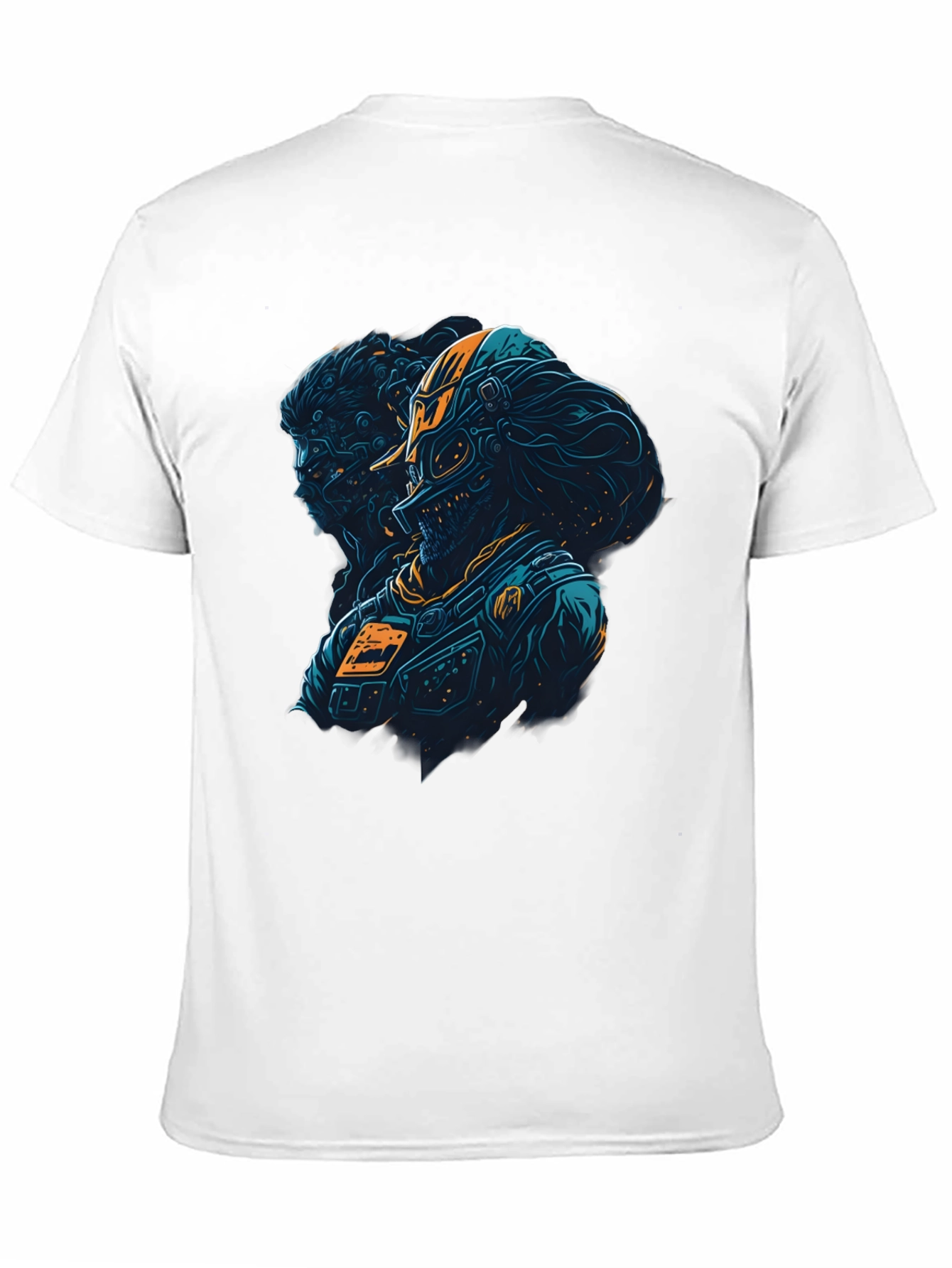 Cyberpunk Warrior T-Shirt - Edgy Graphic Tee