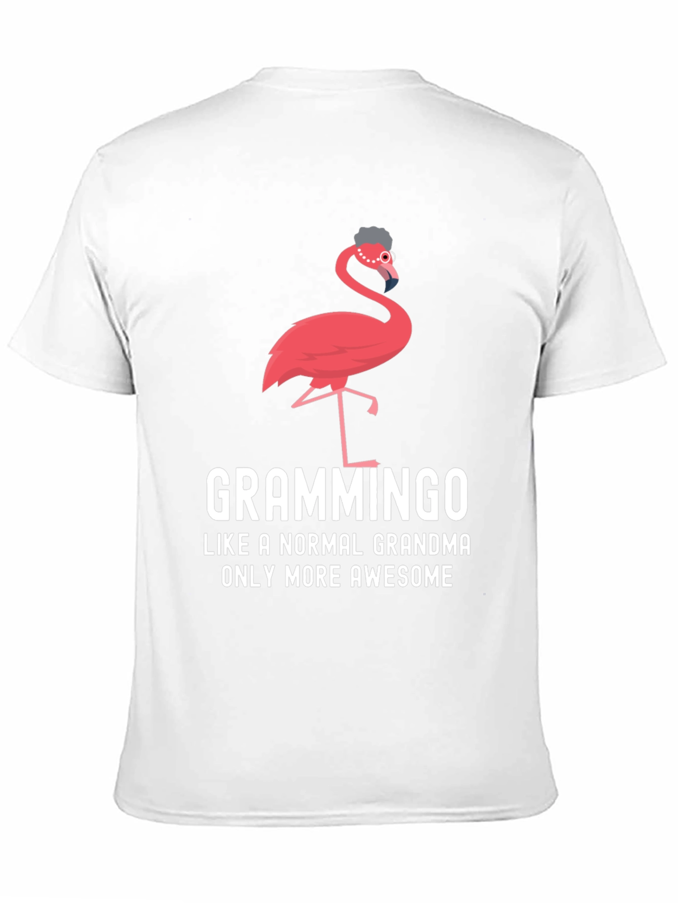 Grammingo Grandma T-Shirt - Awesome Flamingo Lover Tee
