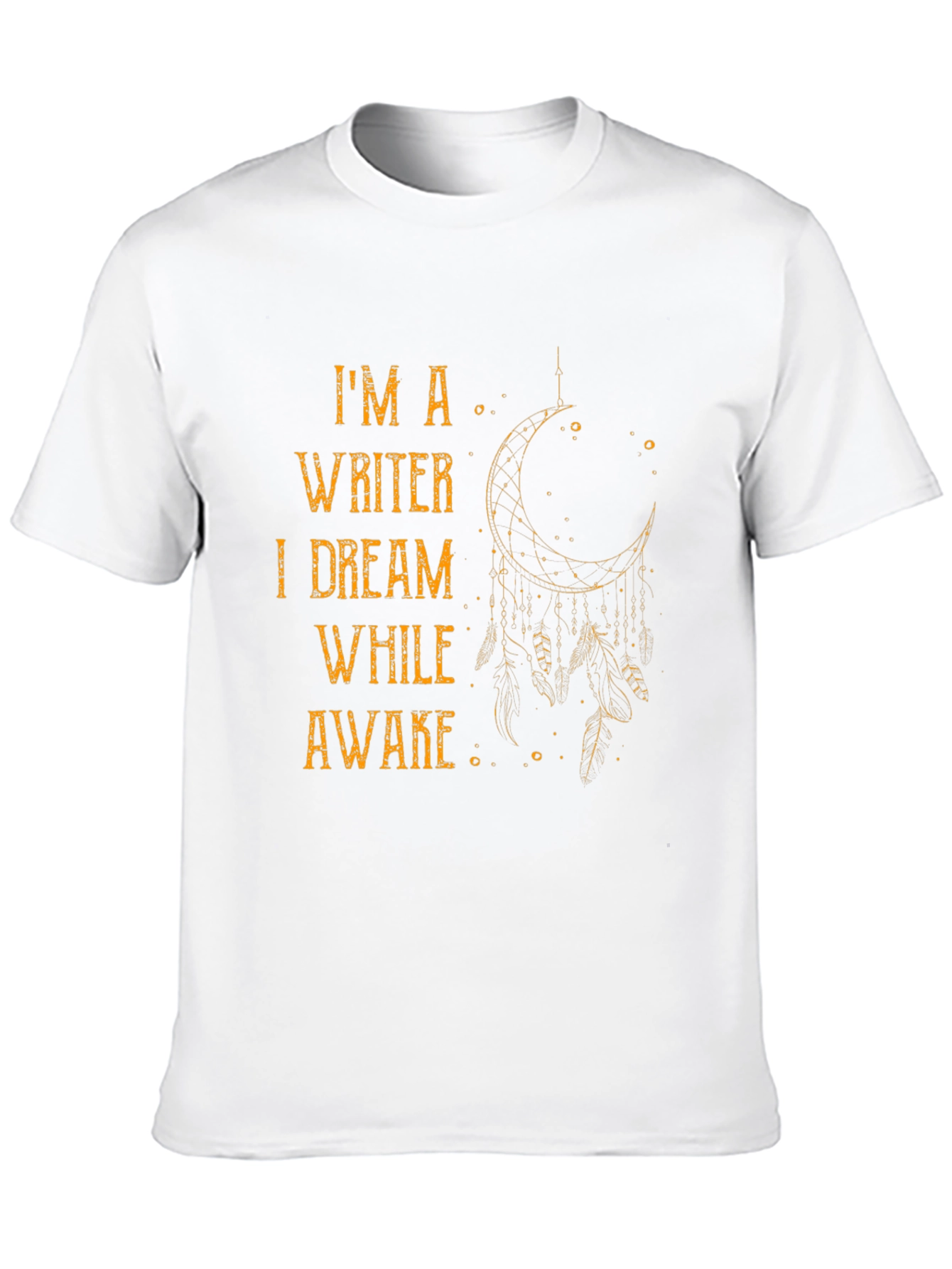 Writer Dreamer Graphic Tee - Black Casual T-Shirt