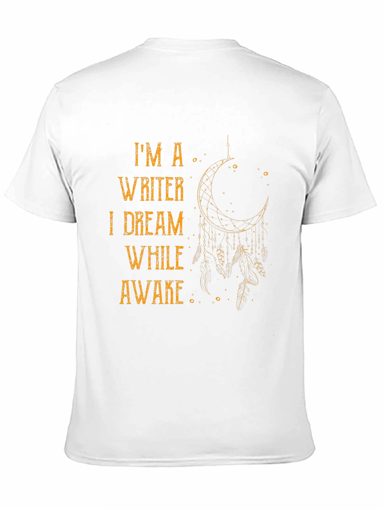 Writer Dreamer Graphic Tee - Black Casual T-Shirt