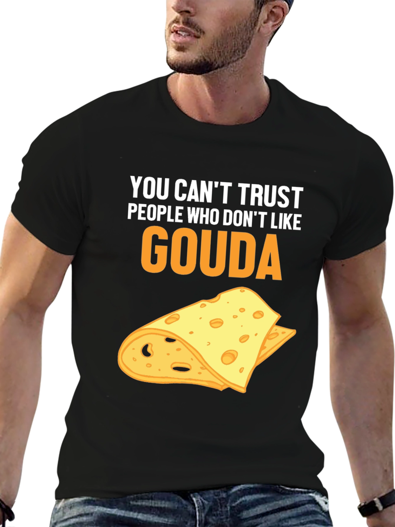 Gouda Cheese Lover T-Shirt - Funny Foodie Tee