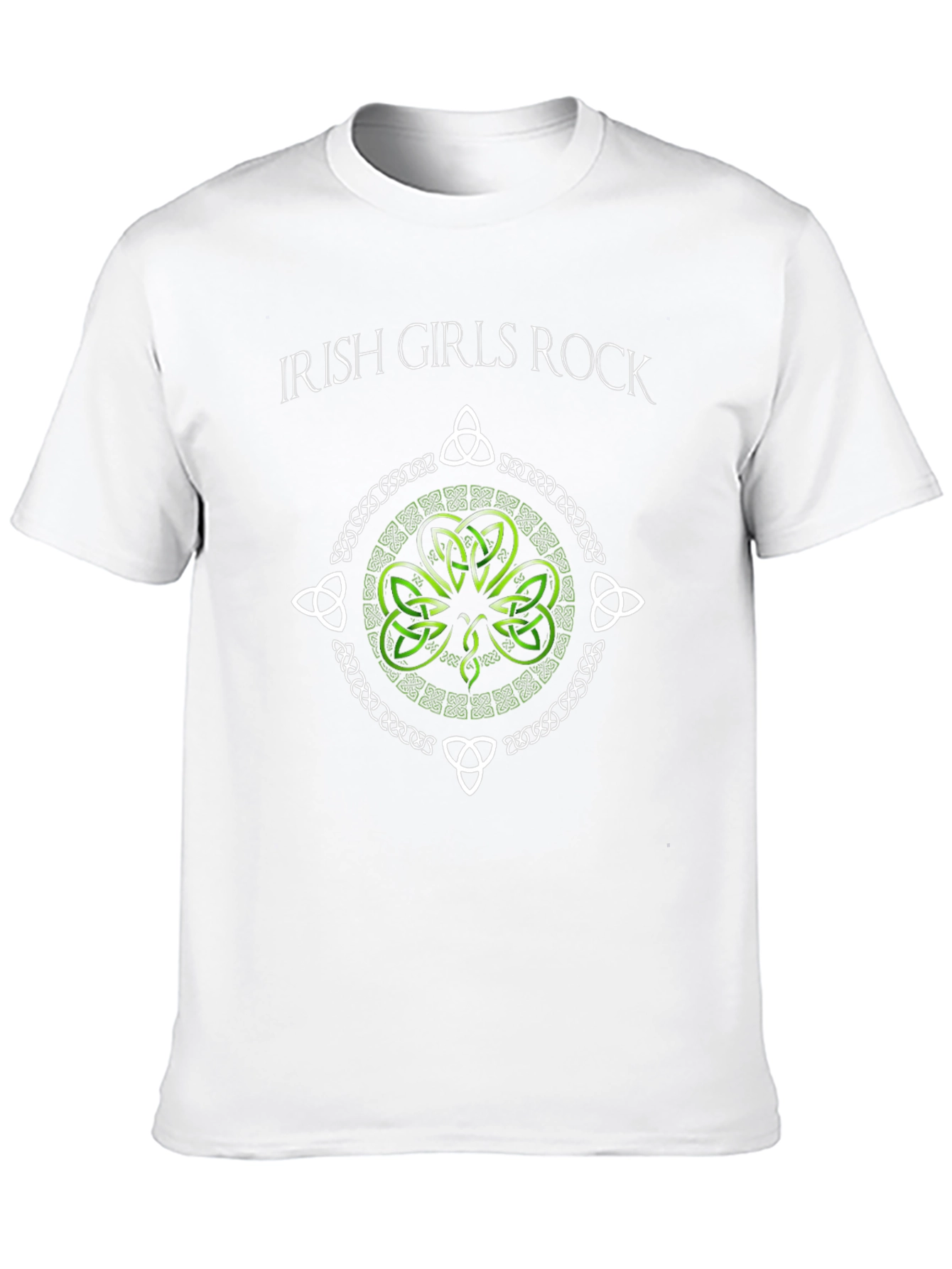 Irish Girls Rock Shamrock T-Shirt