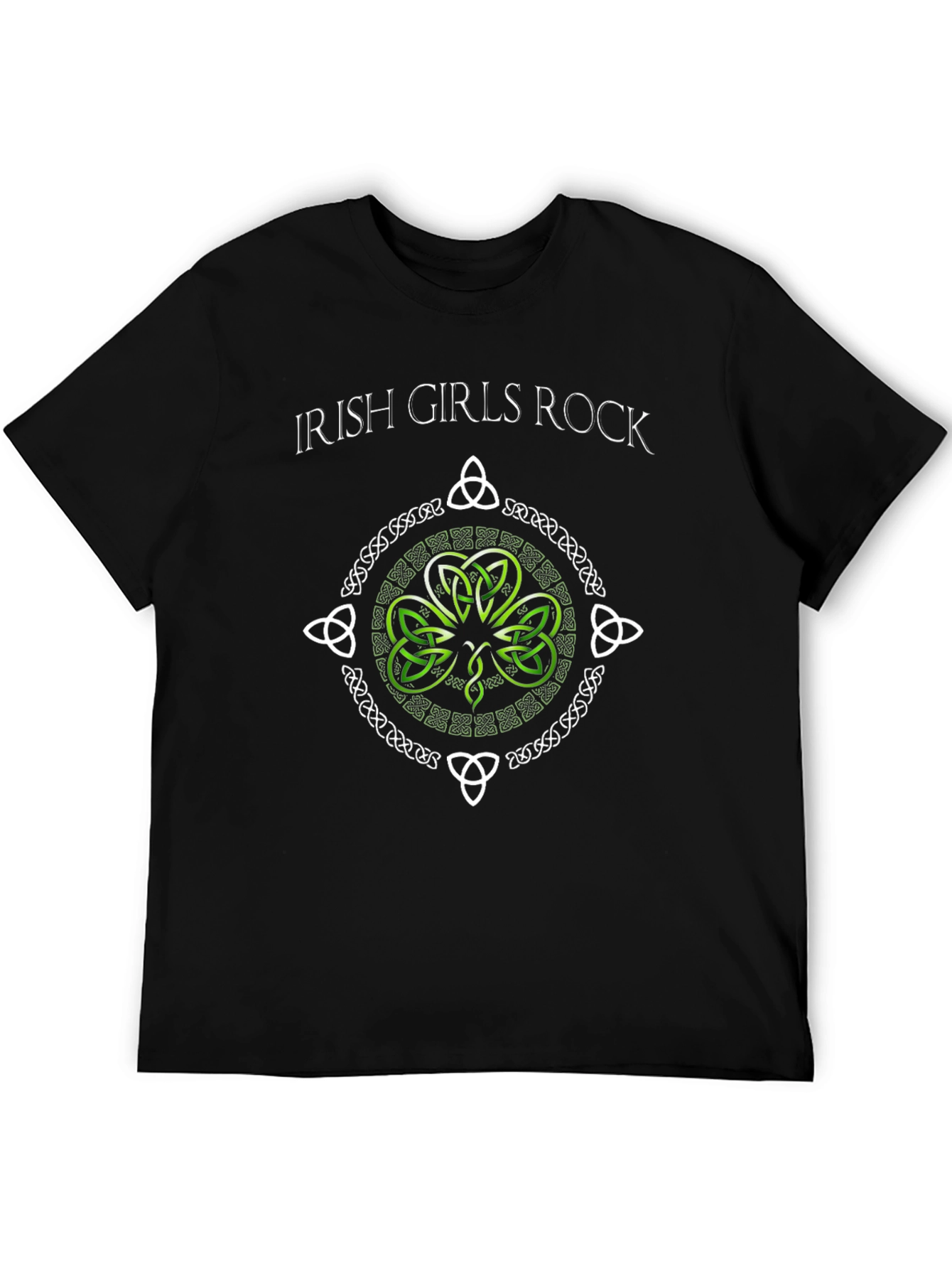 Irish Girls Rock Shamrock T-Shirt