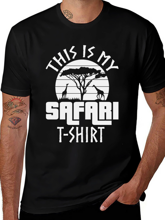 Safari T-Shirt | Giraffe Lover Tee | Africa Trip Shirt