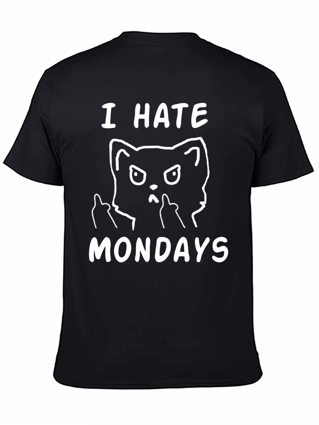I Hate Mondays Cat Graphic Tee - Unisex