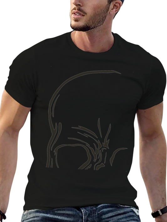 Black Bull Graphic Tee - Mens Casual Style