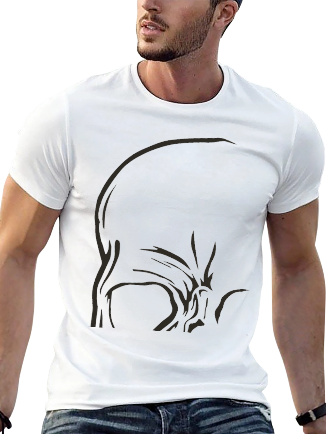 Black Bull Graphic Tee - Mens Casual Style