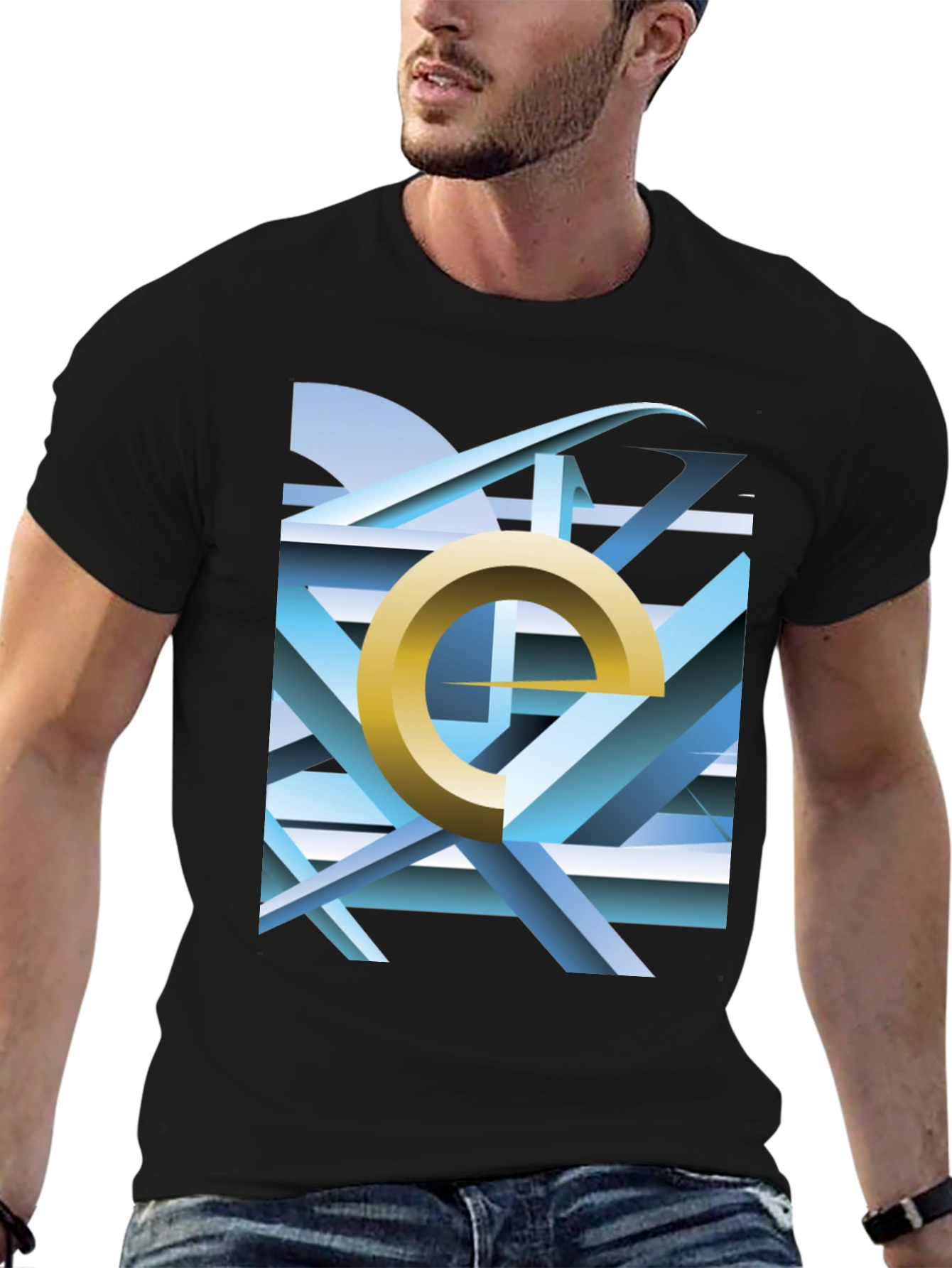 Abstract Geometric Graphic Tee