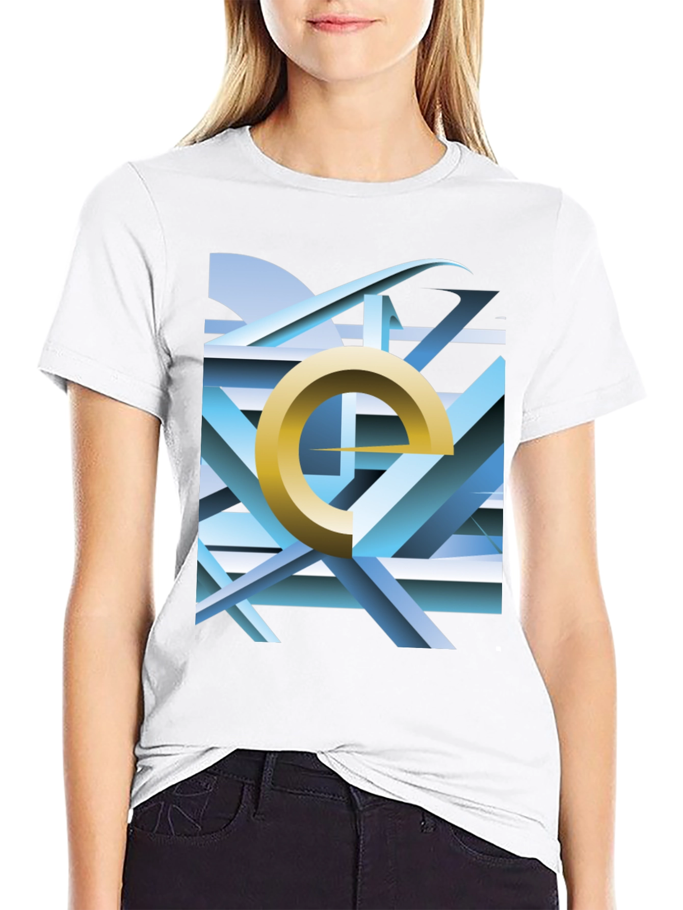 Abstract Geometric Graphic Tee