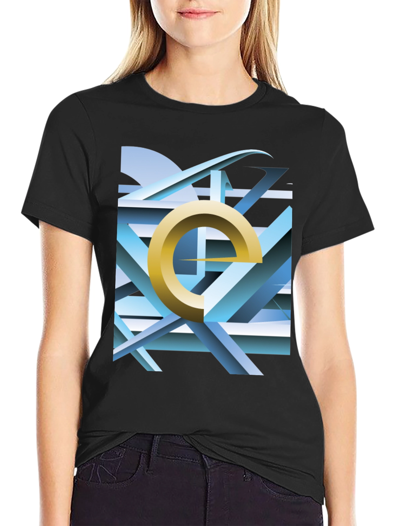 Abstract Geometric Graphic Tee