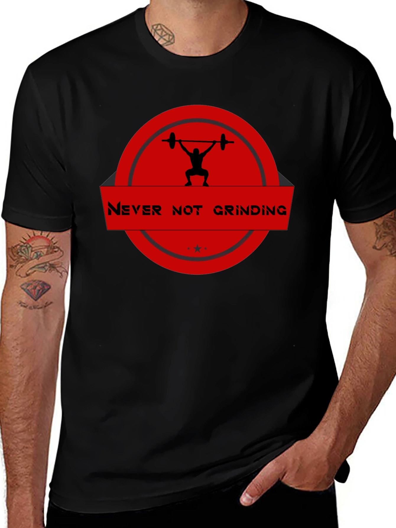 Never Not Grinding T-Shirt - Black