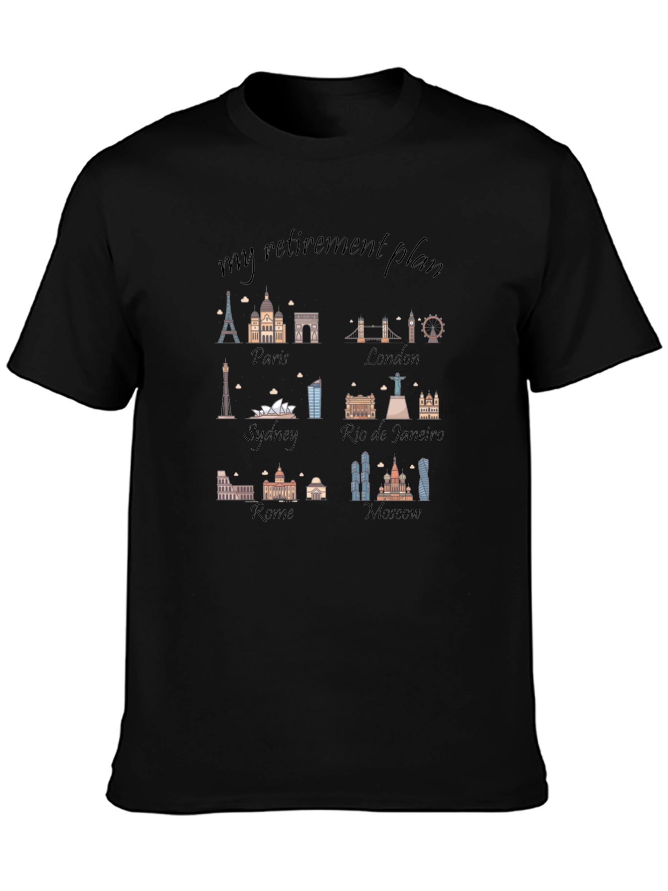 Travel Retirement Plan T-Shirt