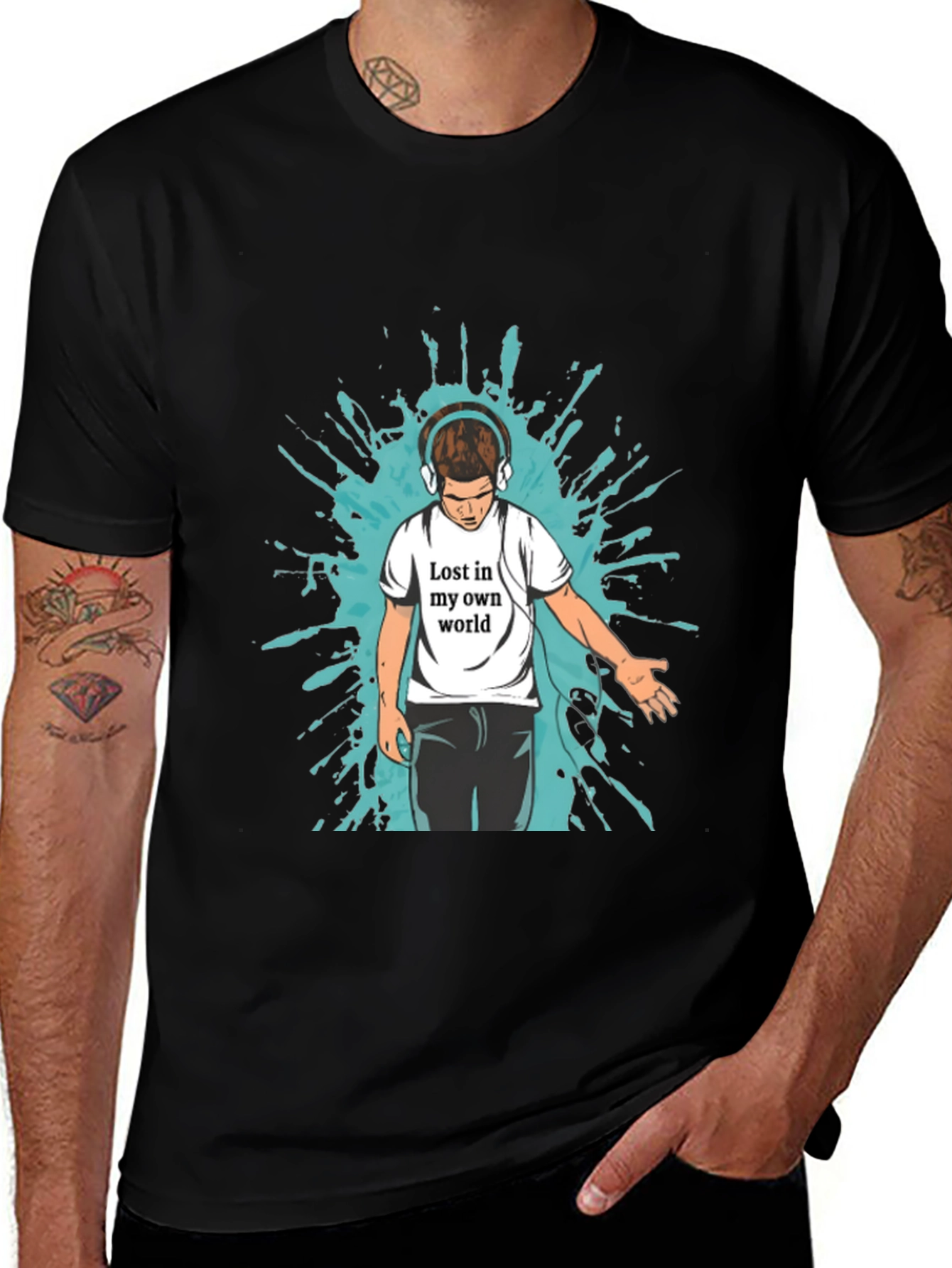 Lost in My Own World Graphic T-Shirt