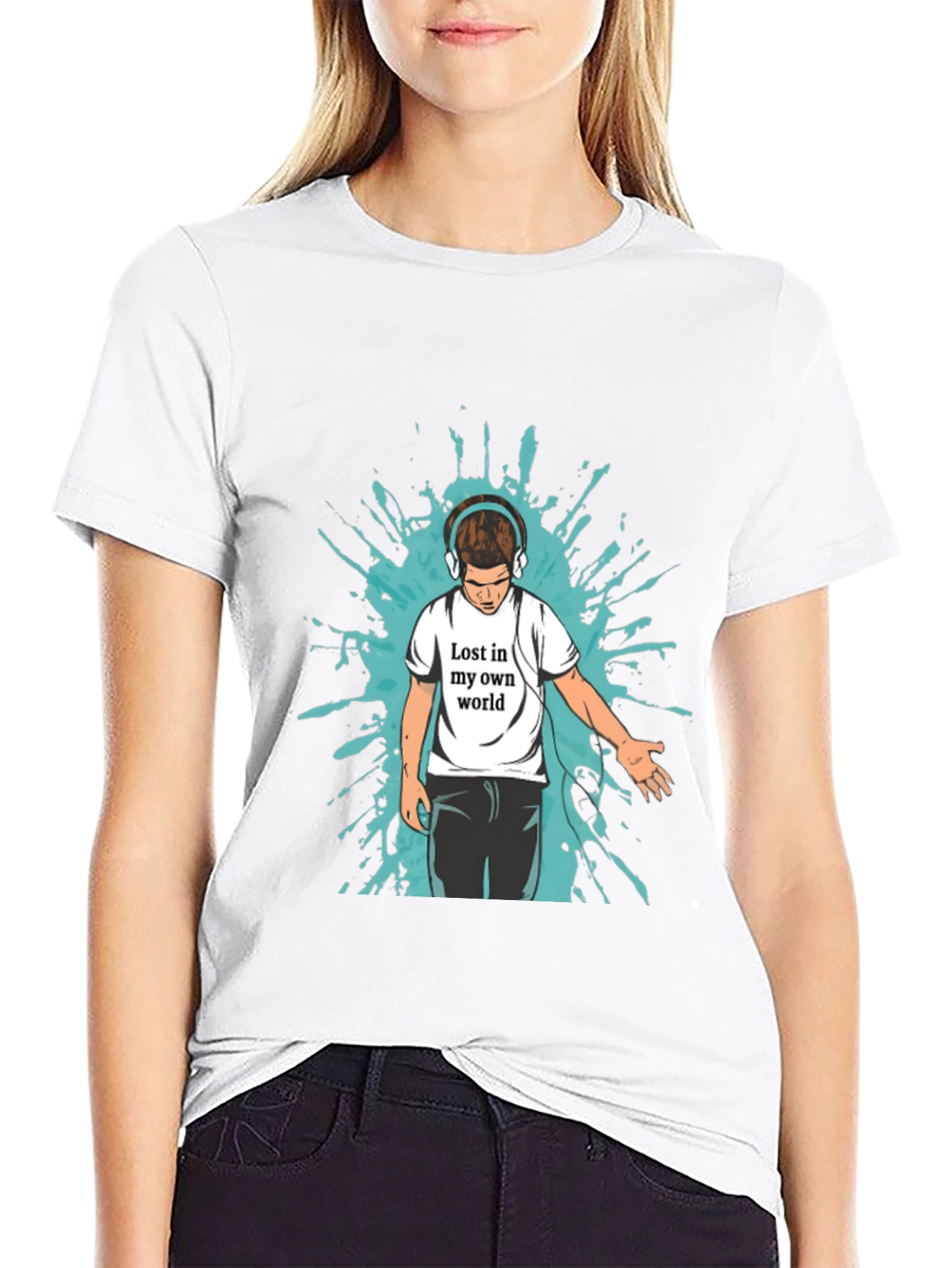 Lost in My Own World Graphic T-Shirt