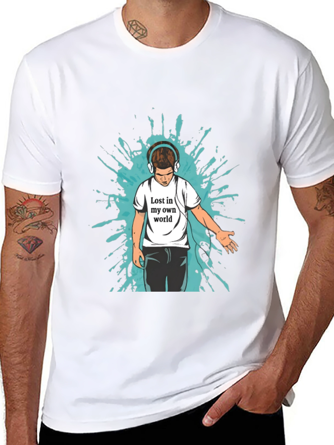 Lost in My Own World Graphic T-Shirt