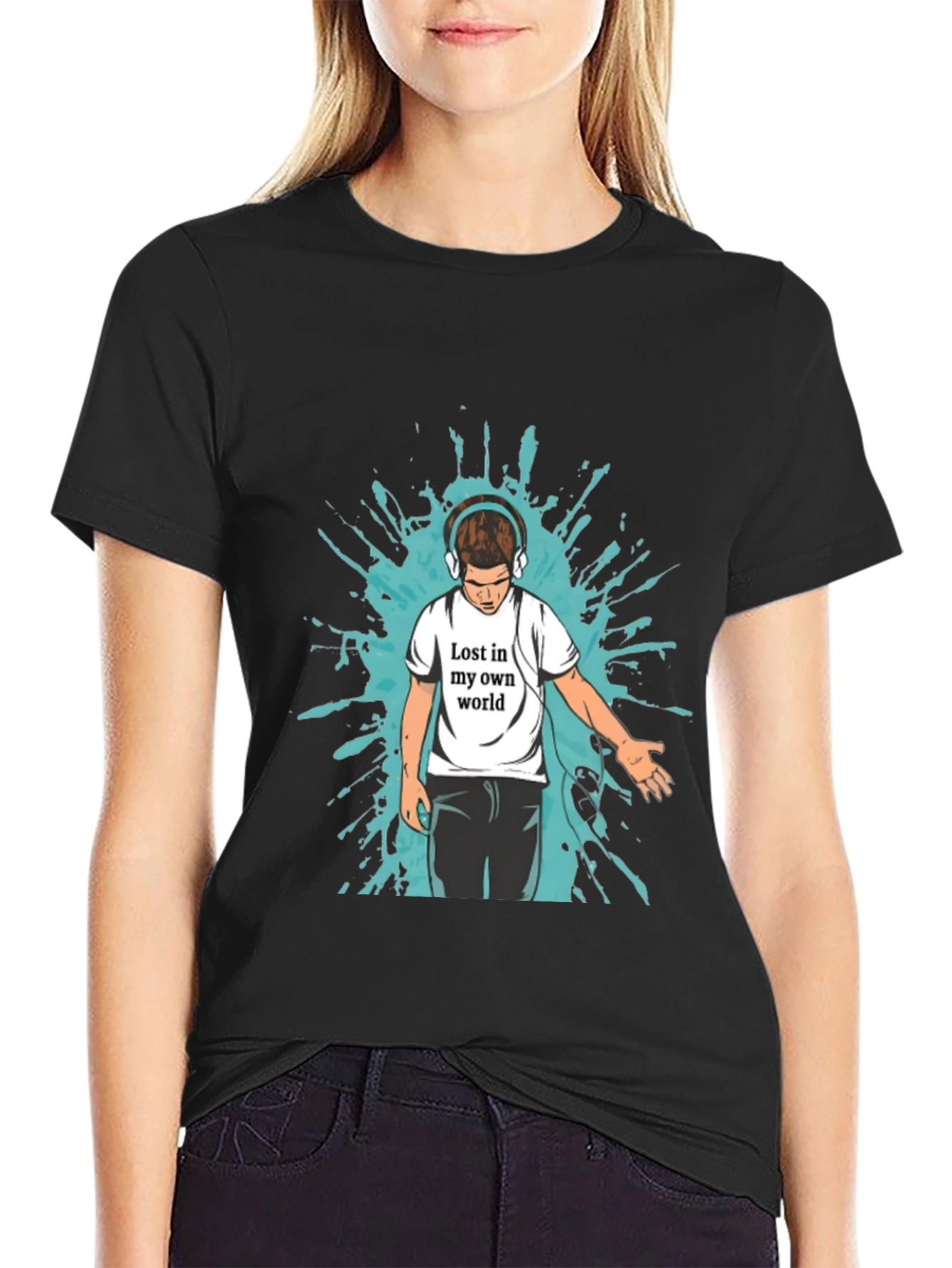 Lost in My Own World Graphic T-Shirt