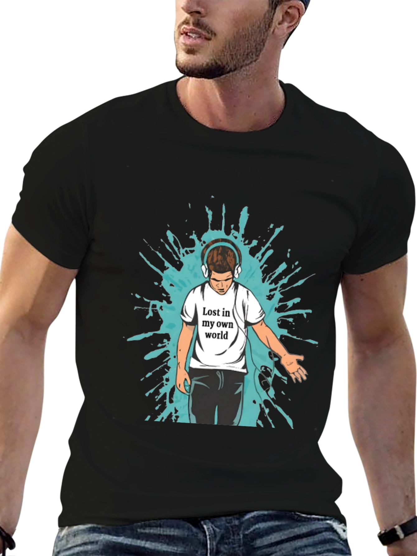 Lost in My Own World Graphic T-Shirt