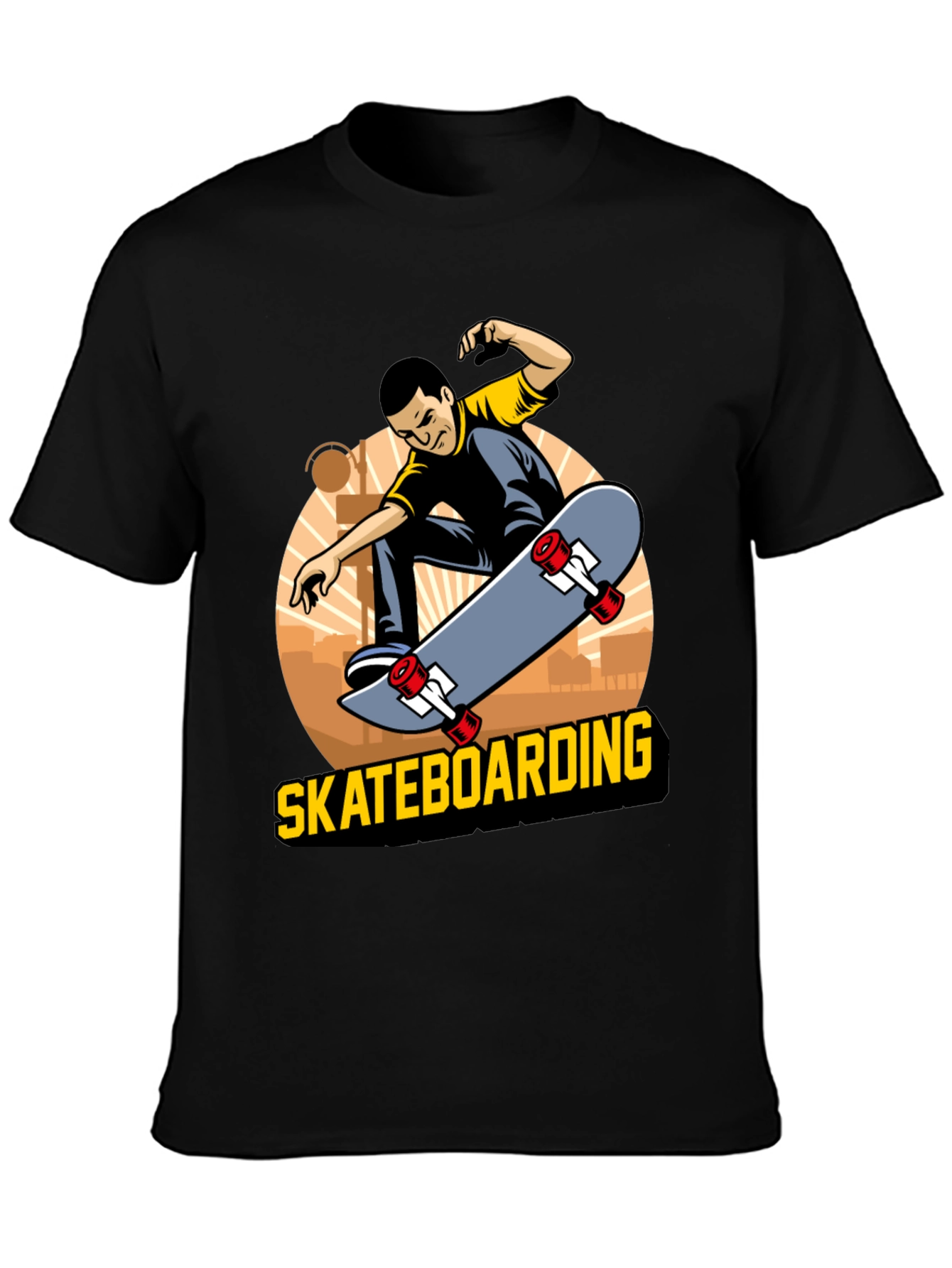 Skateboarding T-Shirt - Cool Graphic Tee