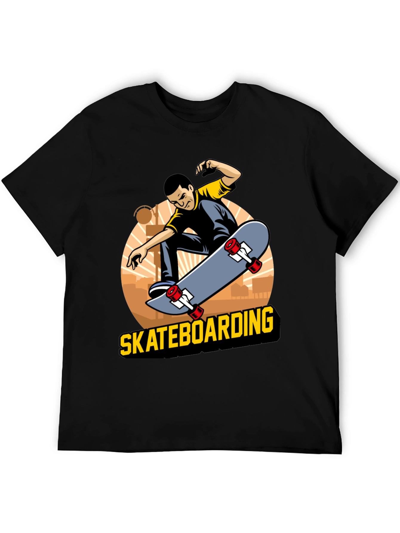 Skateboarding T-Shirt - Cool Graphic Tee