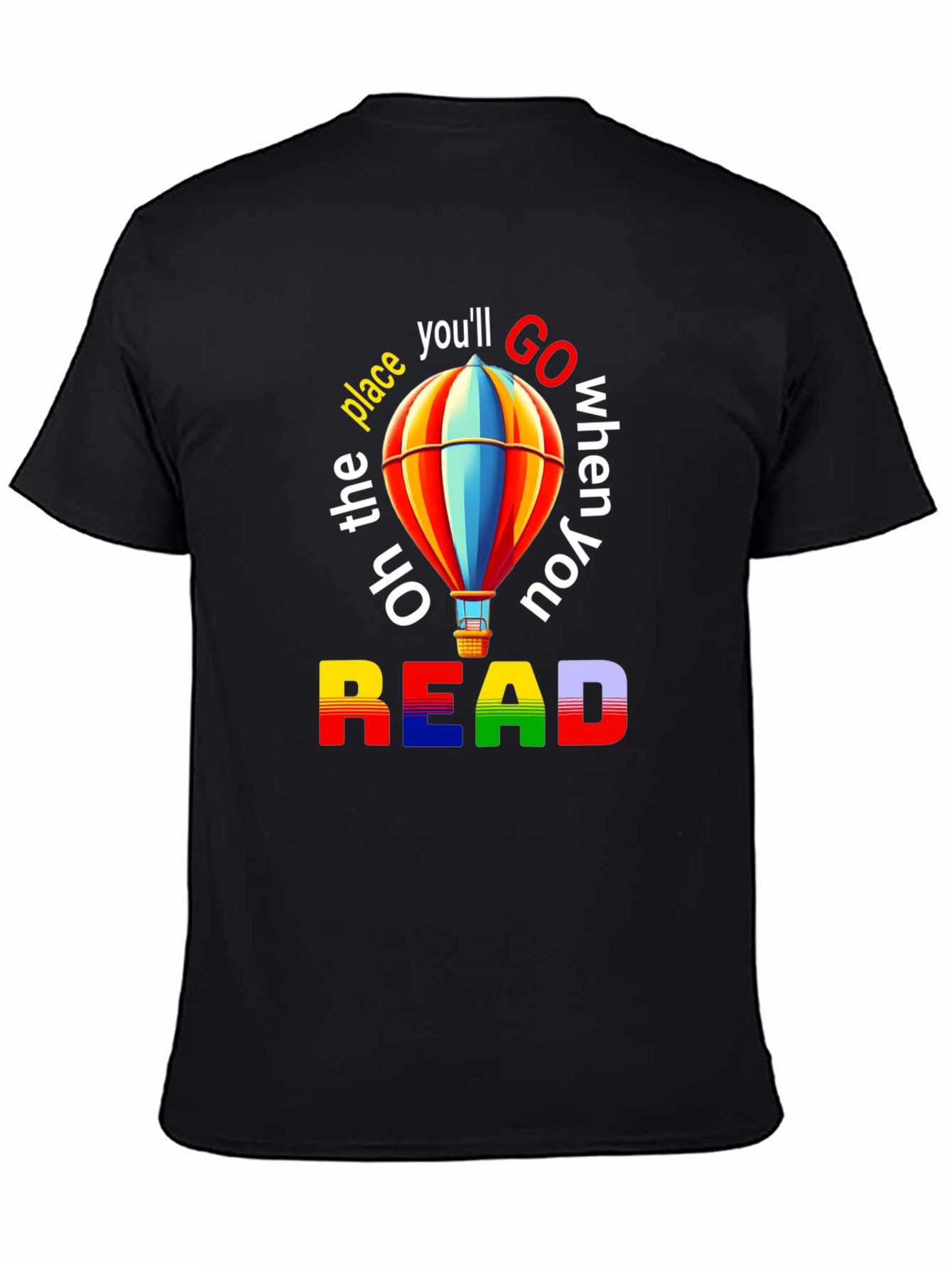 Read Hot Air Balloon Graphic T-Shirt