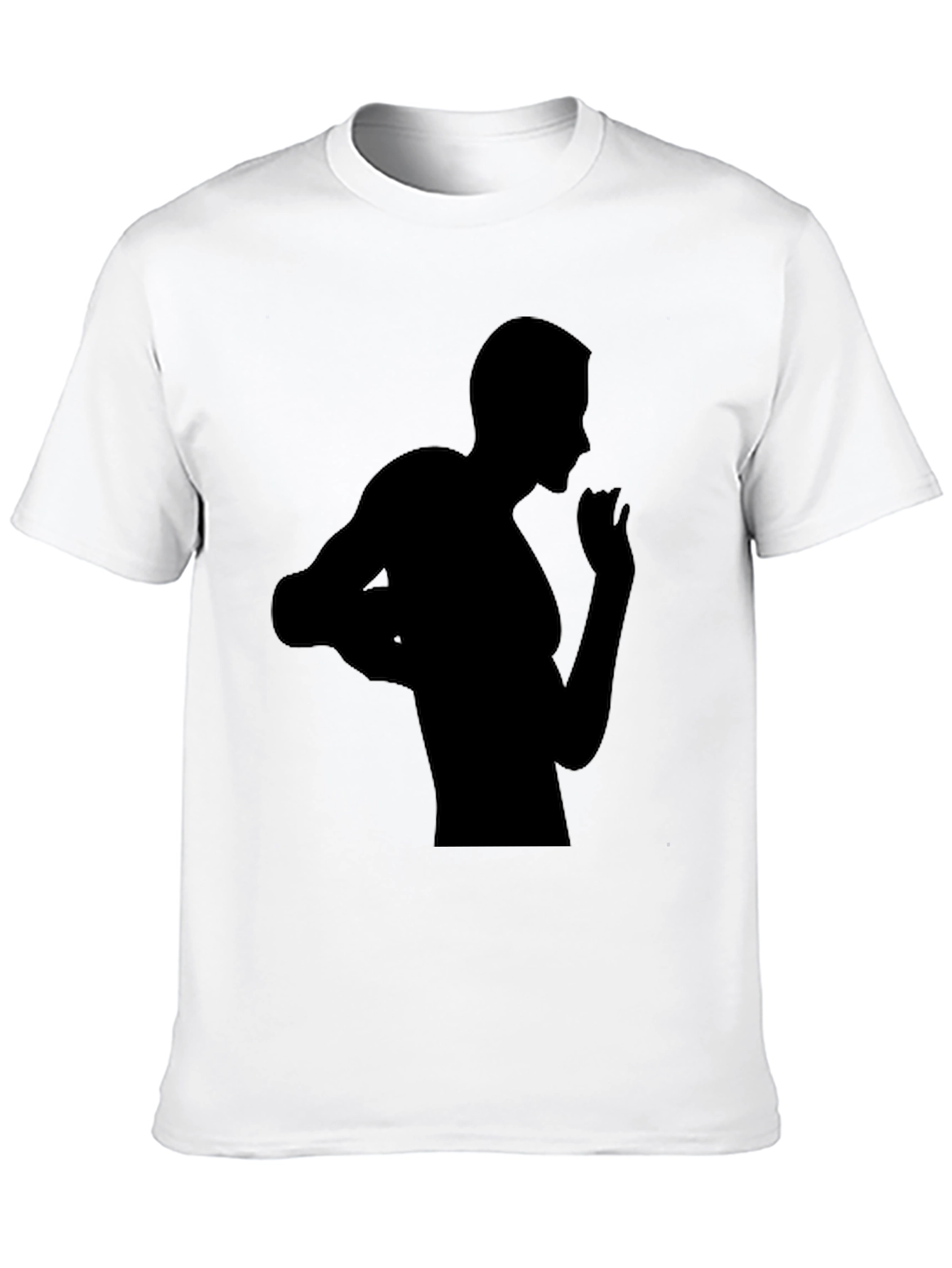 Black Silhouette Graphic Tee