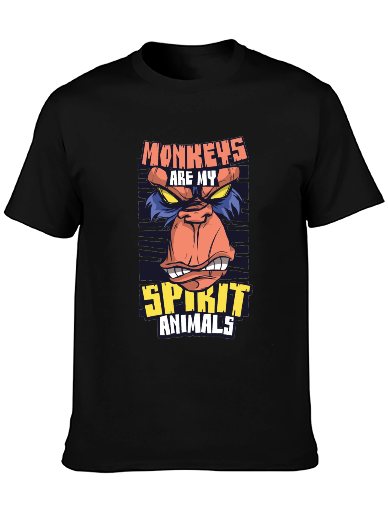Monkeys Are My Spirit Animal Graphic T-Shirt