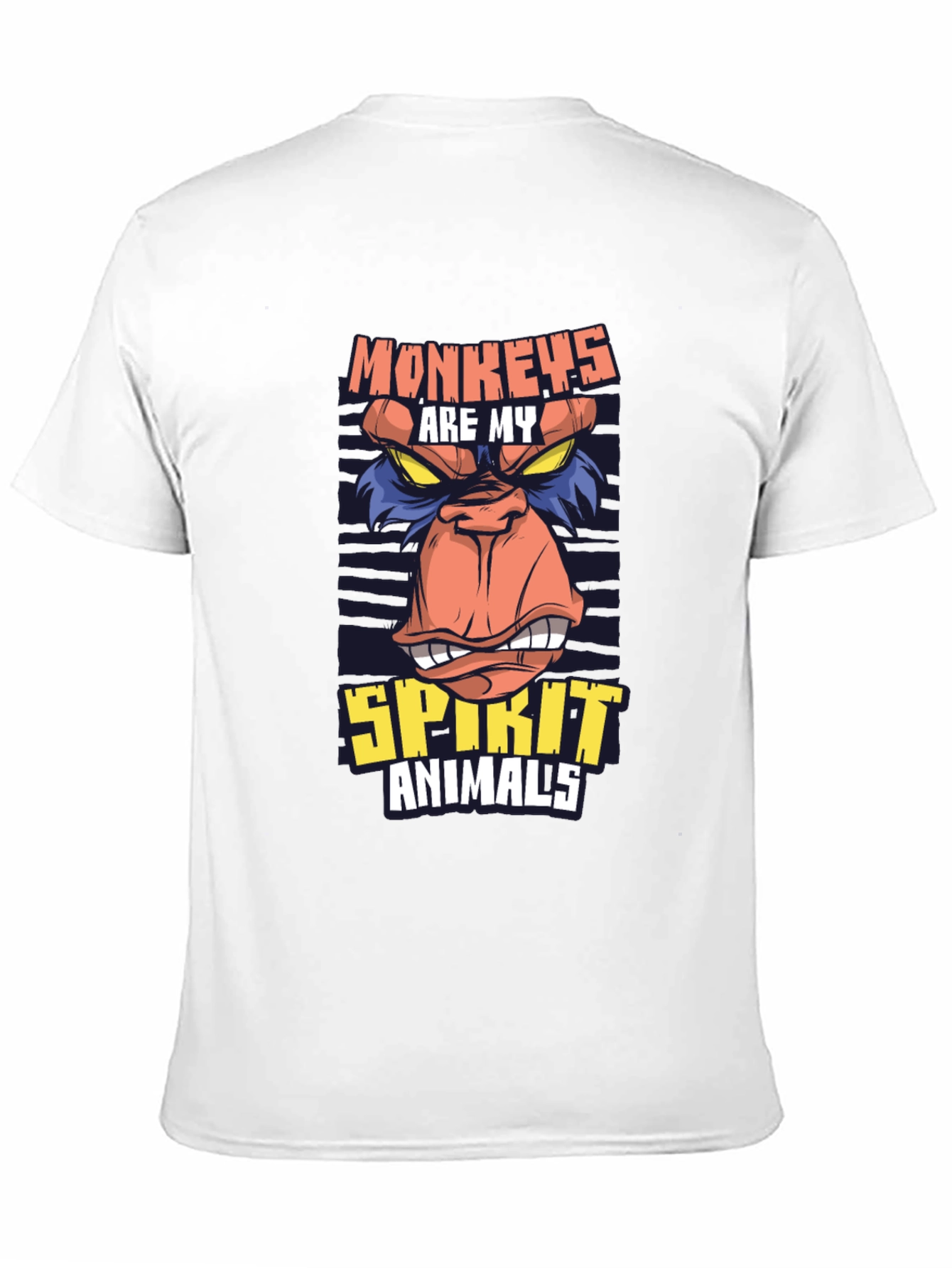 Monkeys Are My Spirit Animal Graphic T-Shirt