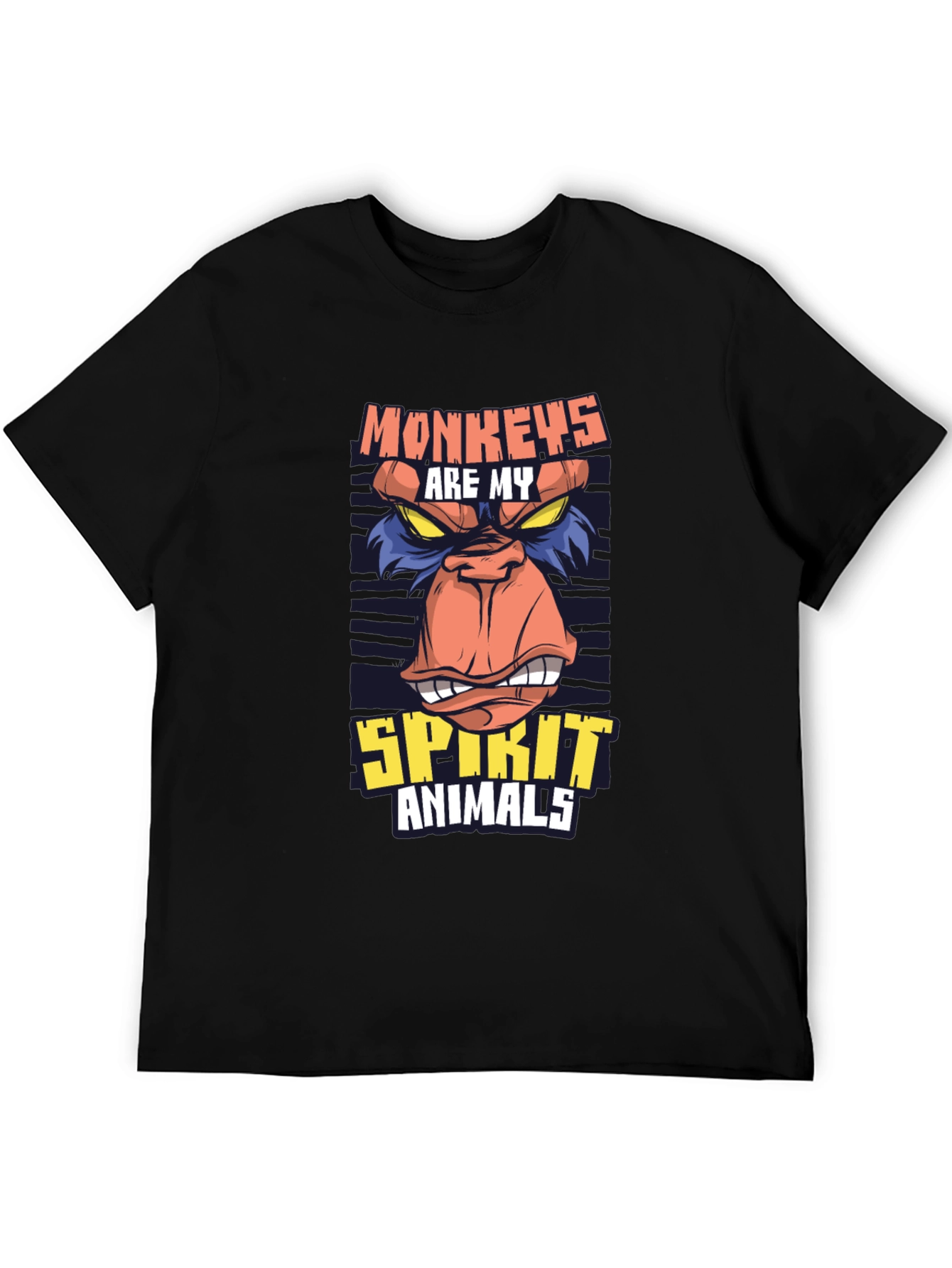 Monkeys Are My Spirit Animal Graphic T-Shirt