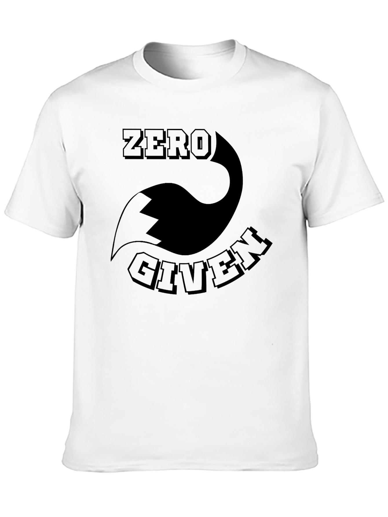 Zero Fox Given Graphic Tee - Black Cotton T-Shirt
