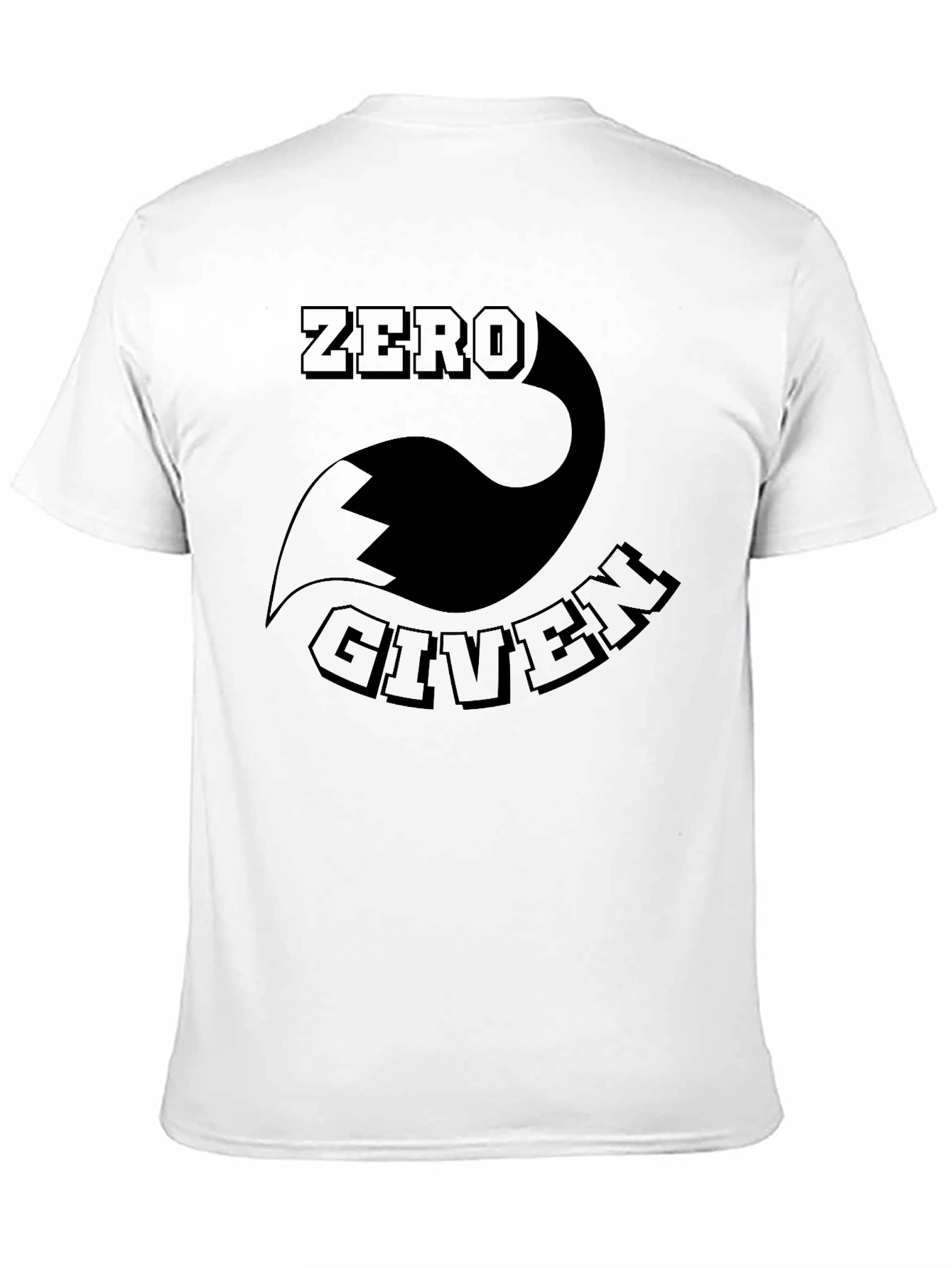 Zero Fox Given Graphic Tee - Black Cotton T-Shirt