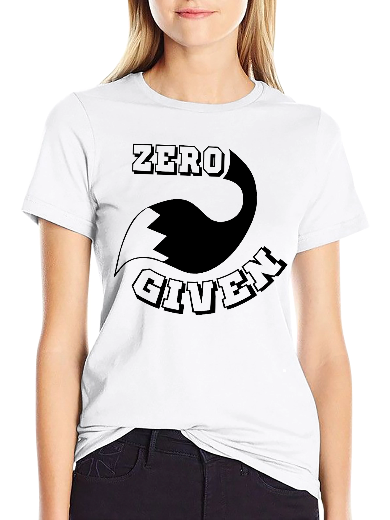 Zero Fox Given Graphic Tee - Black Cotton T-Shirt