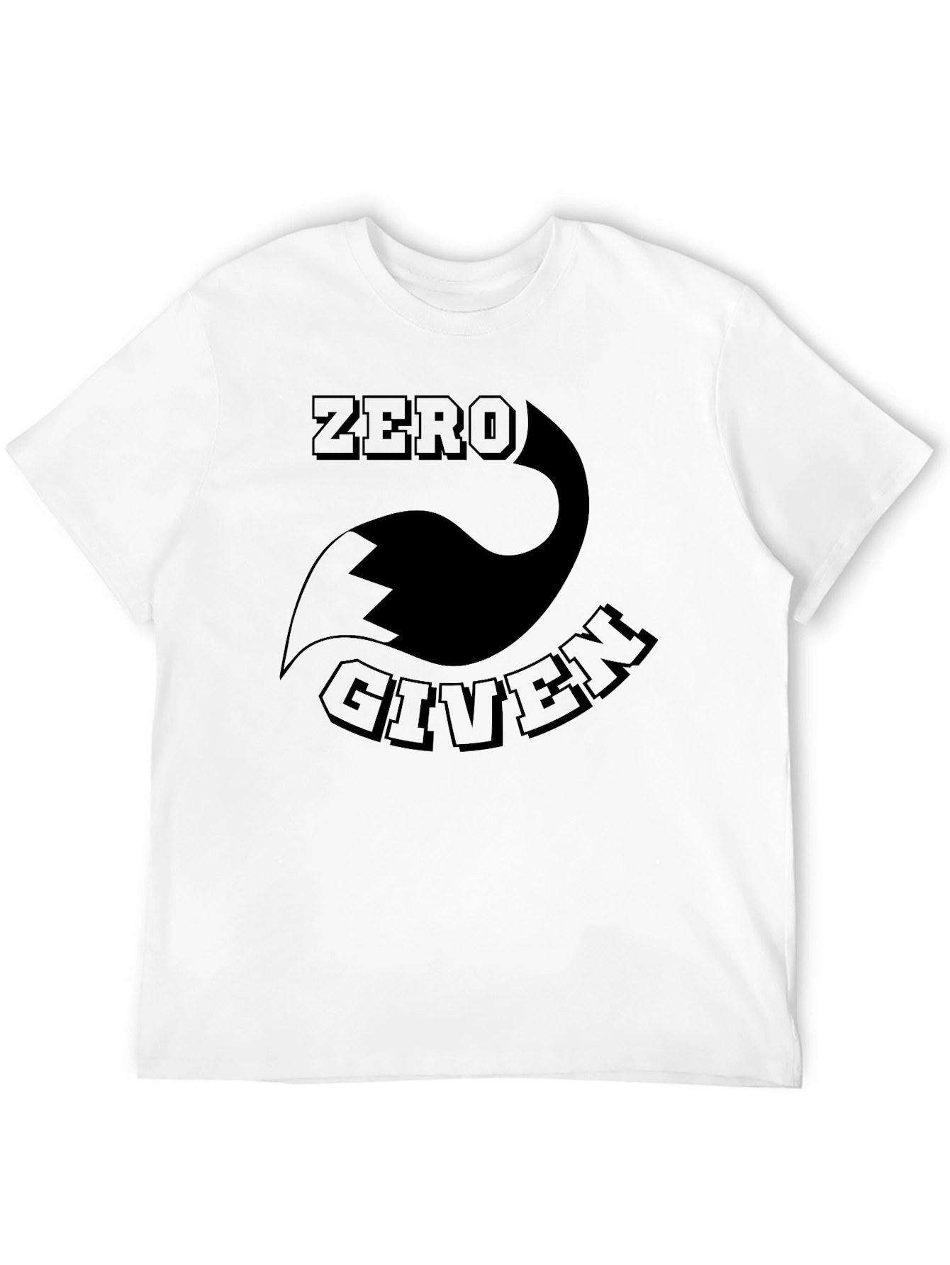 Zero Fox Given Graphic Tee - Black Cotton T-Shirt