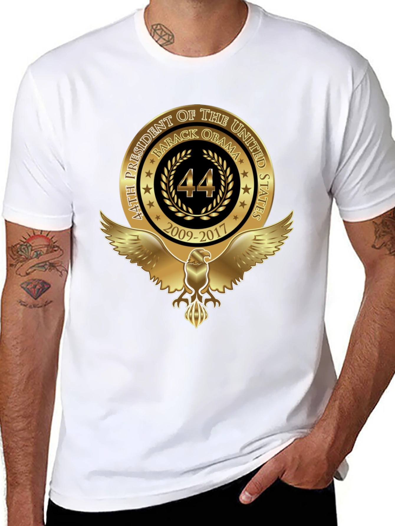 Obama 44 Eagle Graphic T-Shirt