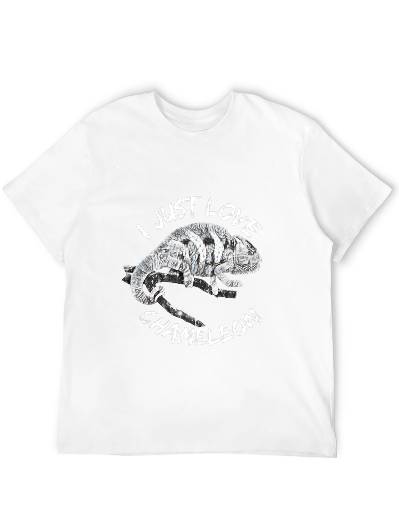 I Love Chameleons Graphic Tee - Black