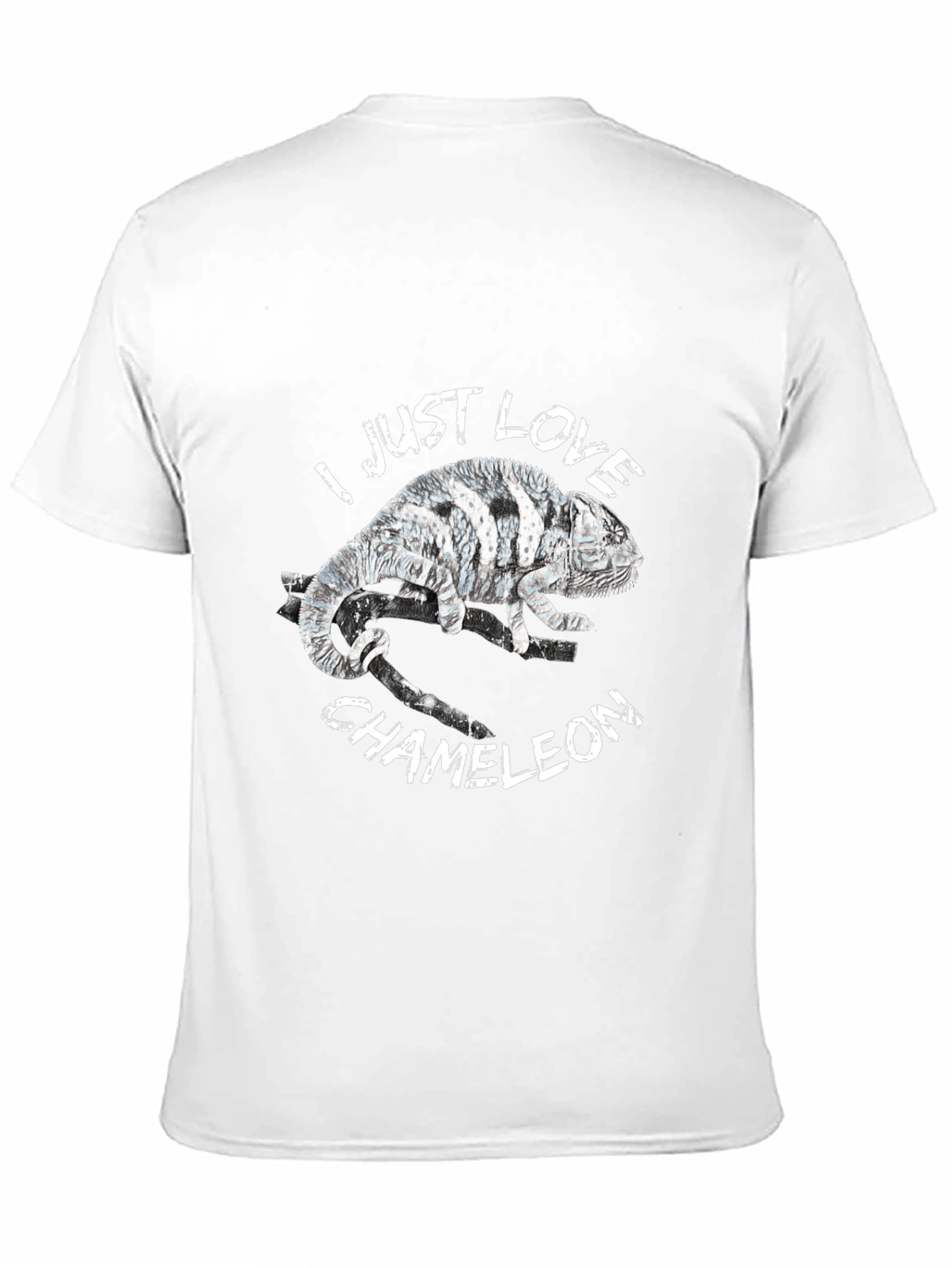 I Love Chameleons Graphic Tee - Black