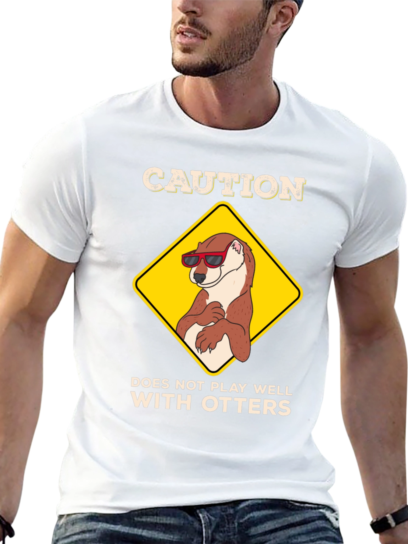 Caution: Does Not Play Well with Otters T-Shirt