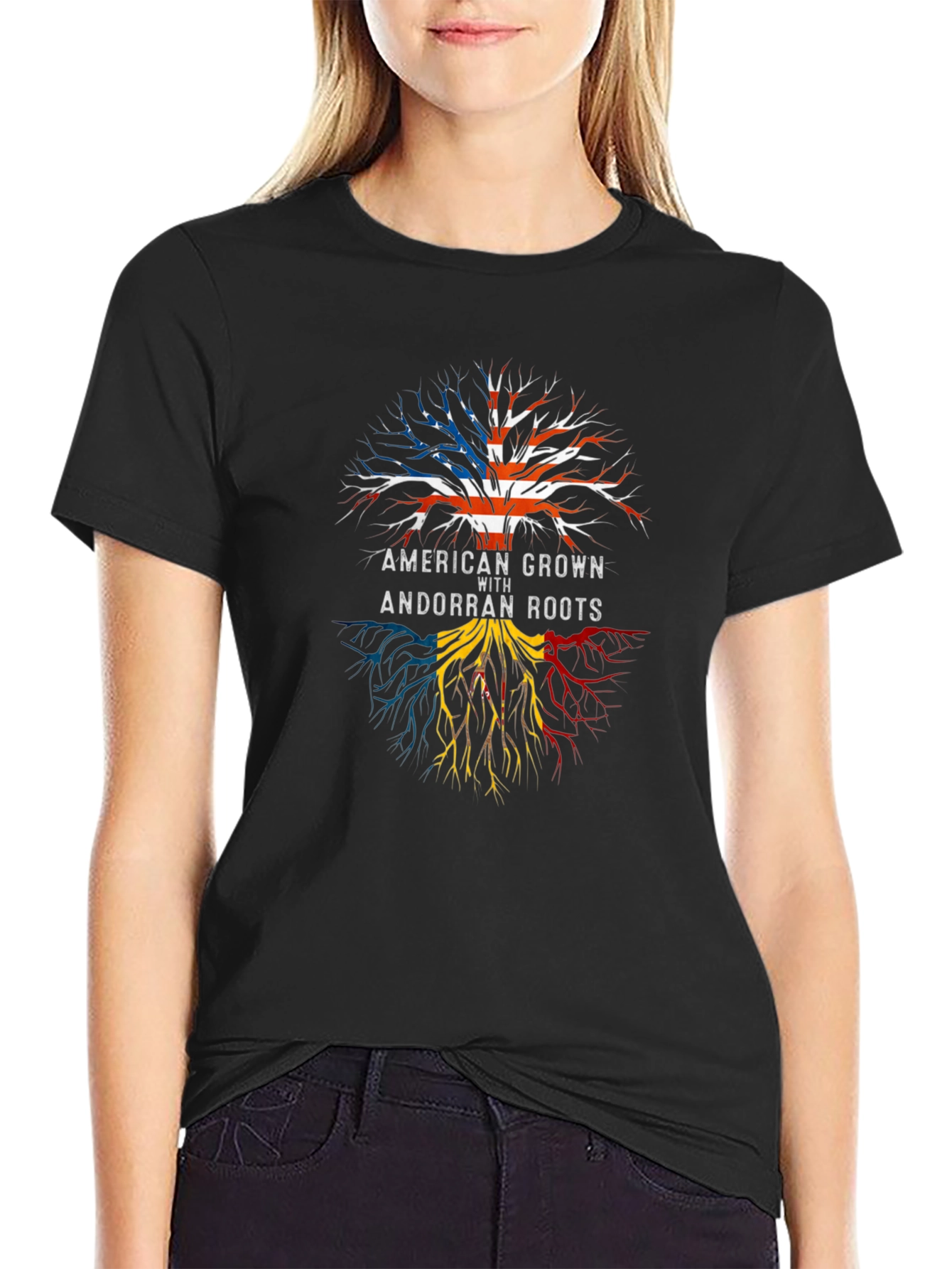 American Grown with Andorran Roots T-Shirt