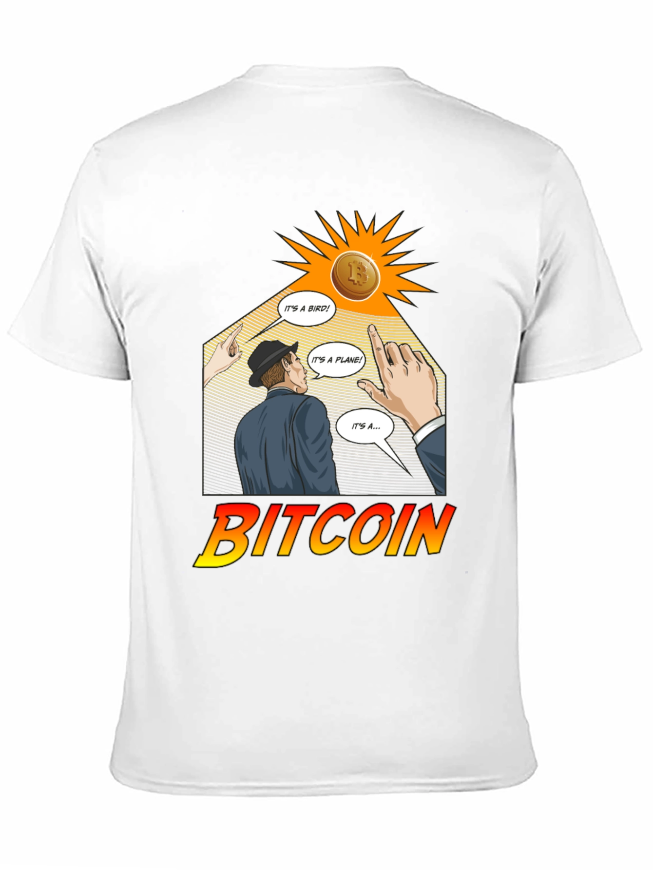 Bitcoin Superman T-Shirt Crypto Tee