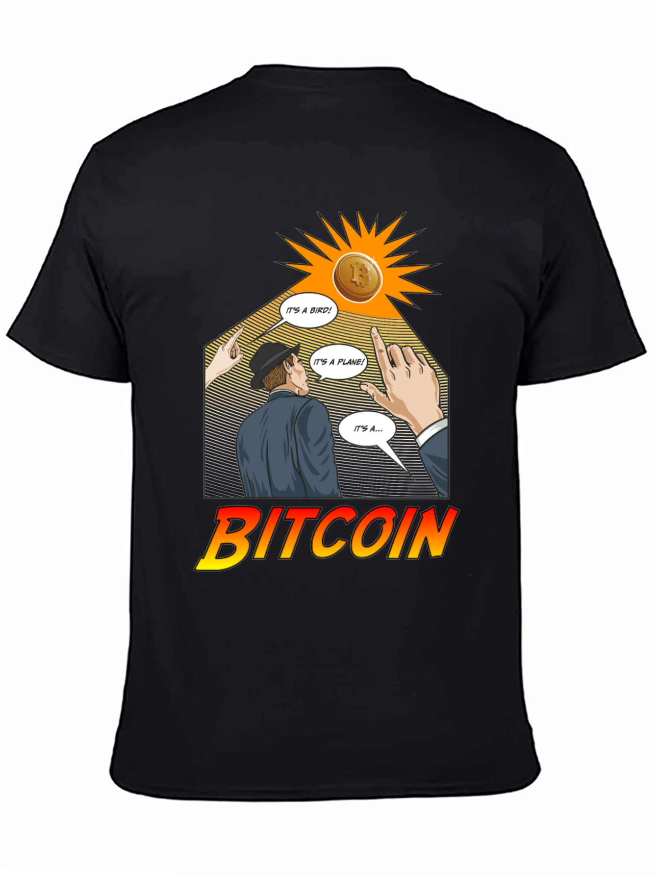 Bitcoin Superman T-Shirt Crypto Tee