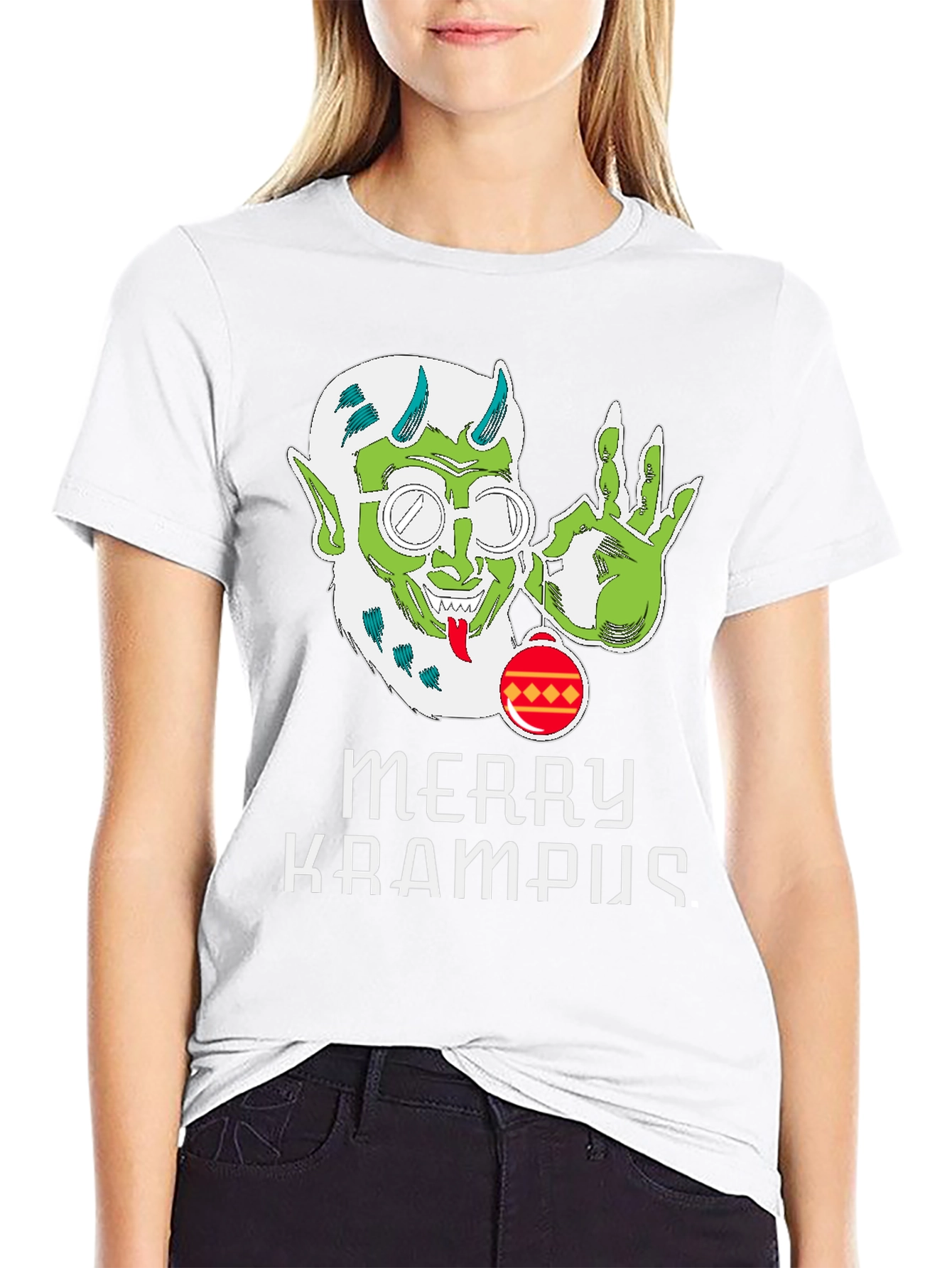 Merry Krampus Holiday T-Shirt