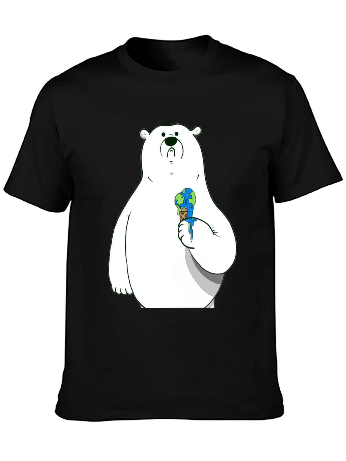 Polar Bear Earth Ice Cream Graphic Tee