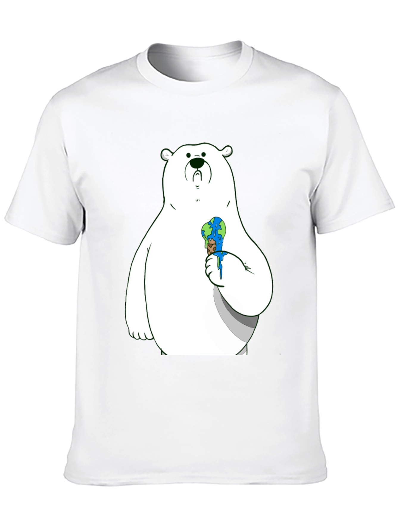 Polar Bear Earth Ice Cream Graphic Tee
