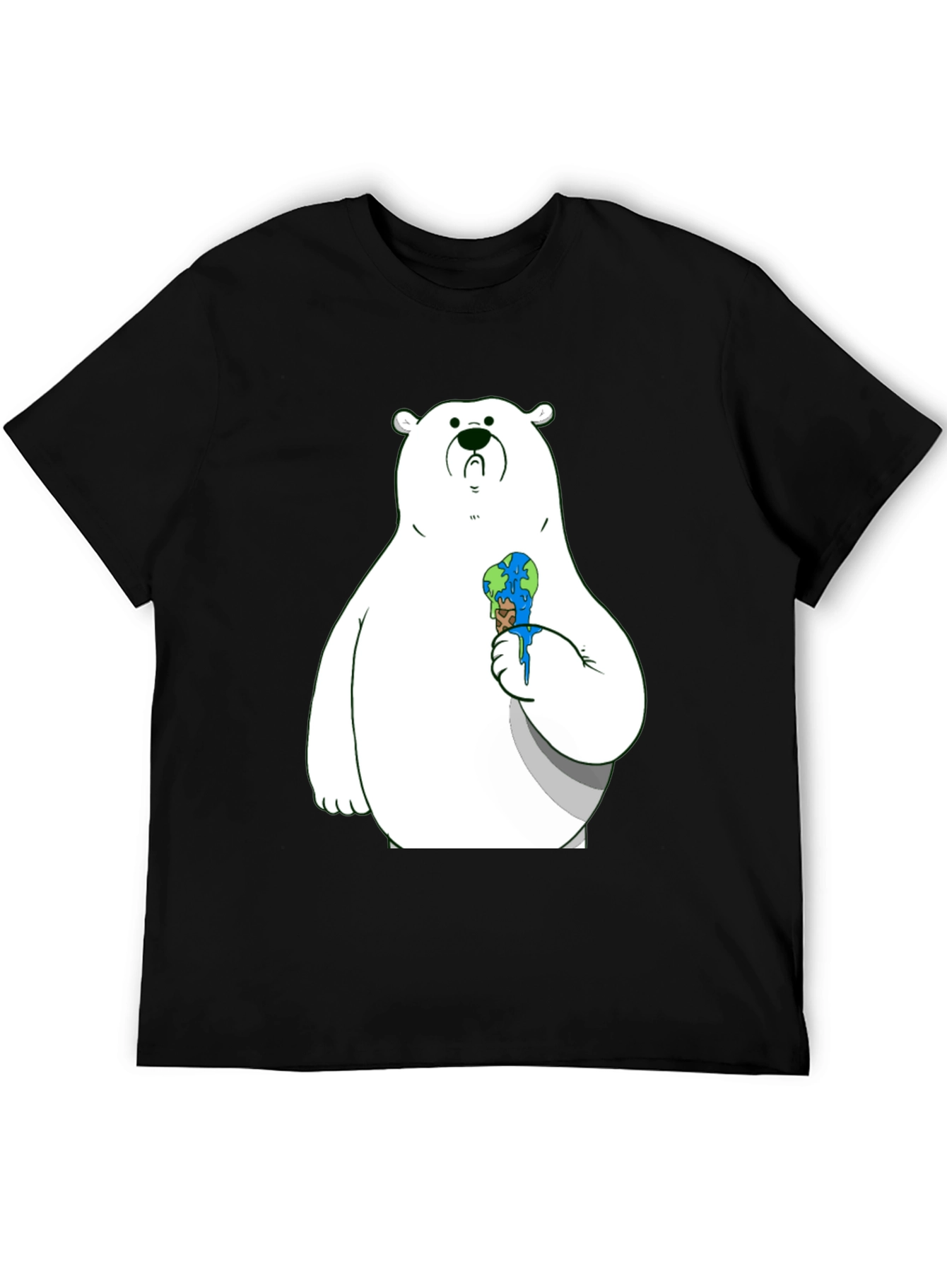 Polar Bear Earth Ice Cream Graphic Tee
