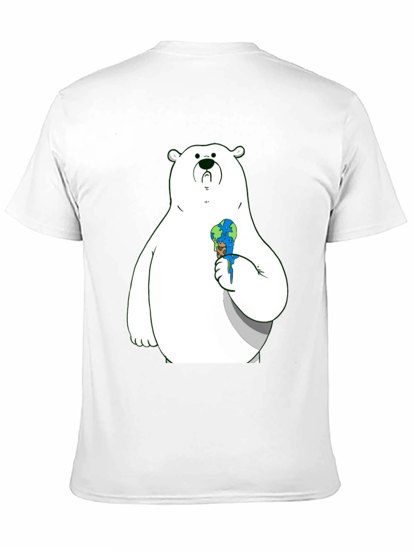 Polar Bear Earth Ice Cream Graphic Tee