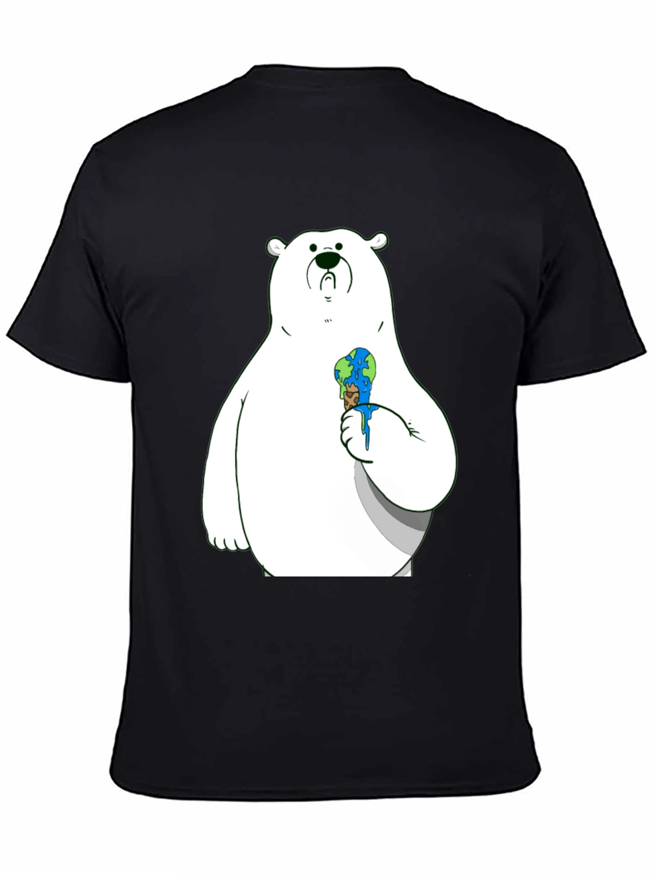 Polar Bear Earth Ice Cream Graphic Tee