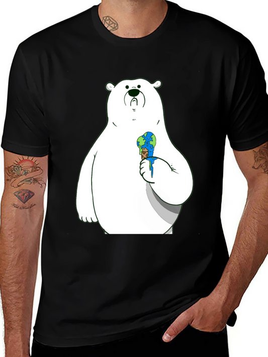 Polar Bear Earth Ice Cream Graphic Tee
