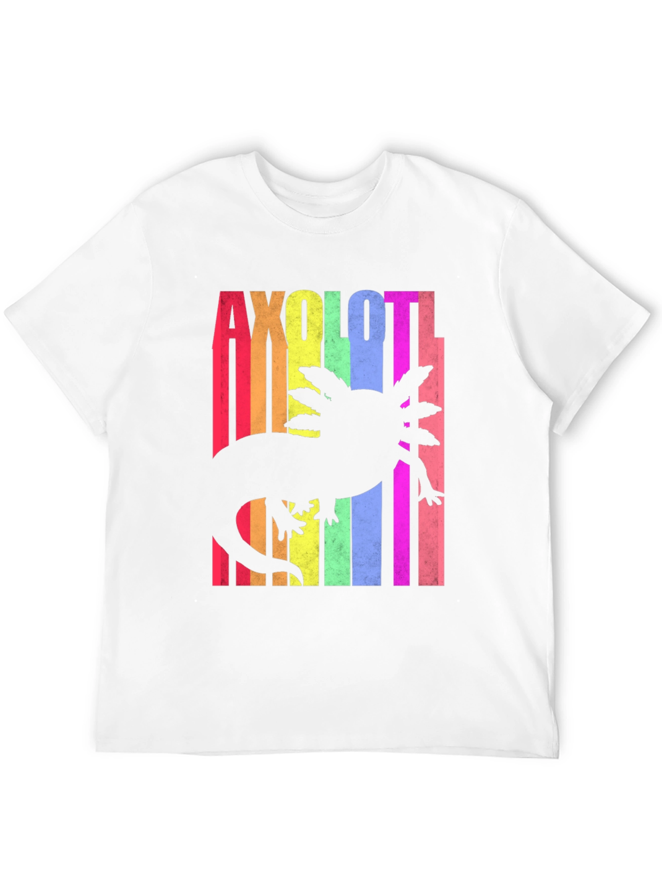 Axolotl Rainbow T-Shirt - Cute Salamander Tee