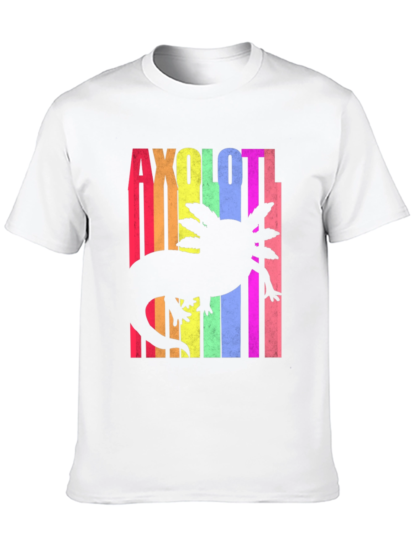 Axolotl Rainbow T-Shirt - Cute Salamander Tee