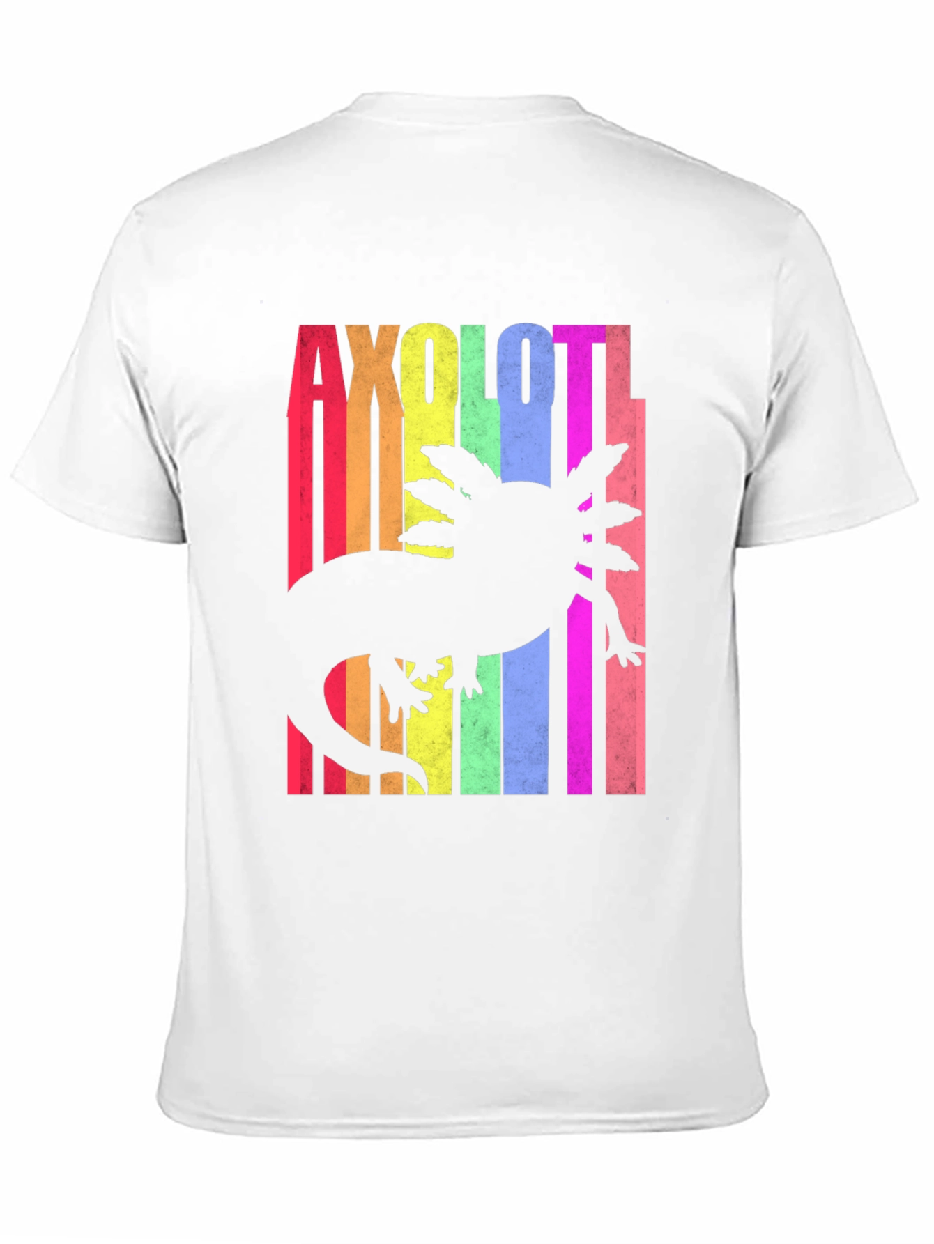 Axolotl Rainbow T-Shirt - Cute Salamander Tee